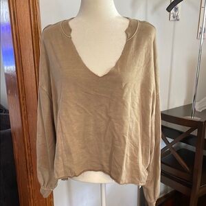 Urban Outfitters Vneck Neck Oversized Crew